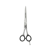 Close-up of Master Barber Professional Barber Shears, showcasing stainless steel design and ergonomic grip.